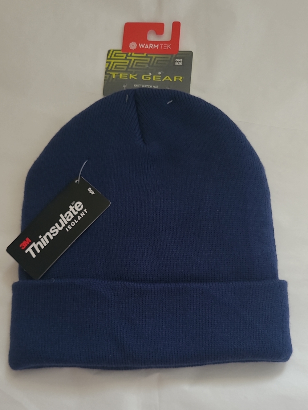 Tek Gear Navy Blue Knit Cuffed Beanie